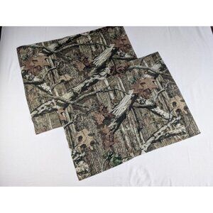 Mossy Oak Break-Up Infinity Camouflage 2 Pillow Shams 24x29 Hunting Cabin Rustic